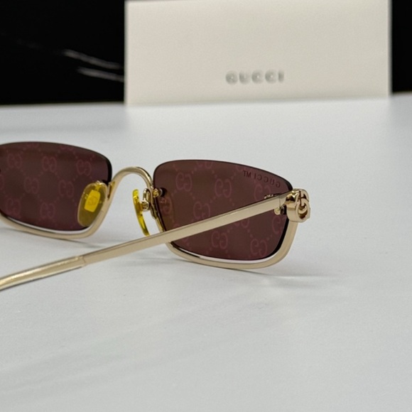 NEW GUCCI SUNGLASSES WITH GG LENSES AUTHENTIC EYEWEAR GUCCI - Picture 14 of 16